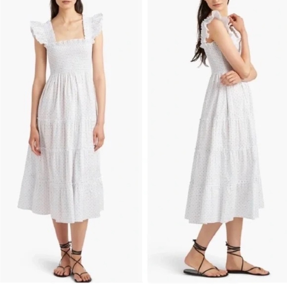 The Ellie Nap Dress -Elegant White Ruffle Dress